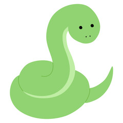 蛇のベクターイラスト。干支、十二支、へび、年賀