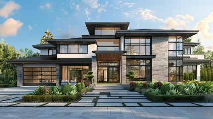 Fototapeta premium luxury home 