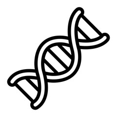 DNA Vector Line Icon Design