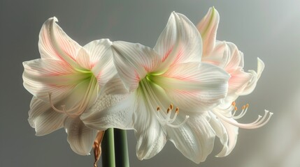 Fototapeta premium Stunning Pancratium Pancratium speciosum An Exquisite and Enigmatic Amaryllis Plant