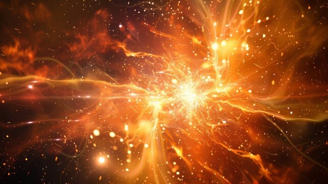 Every so often a loud explosion can be heard as a new batch of gluons are fused creating the perfect glue to hold quarks together.