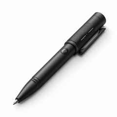 a pen with a black body and a black tip
