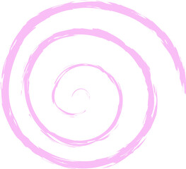 Abstract Brush Spiral