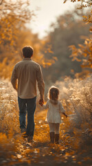 Fototapeta premium Celebrating Father’s Day, Honoring Dads with Love and Gratitude