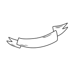 banner ribbon sketch