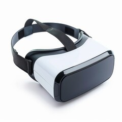 a virtual reality device with a strap on it