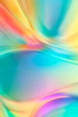 Abstract rainbow unicorn background holographic gradient neon illustration pastel background