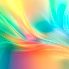 Abstract rainbow unicorn background holographic gradient neon illustration pastel background