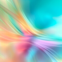 Abstract rainbow unicorn background holographic gradient neon illustration pastel background