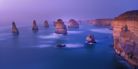 Obraz premium Coastal rock formations like the Twelve Apostles
