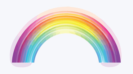 Mockup of rainbow spectrum colors straight decorati