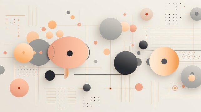 A vibrant abstract background with a unique blend of organic shapes.