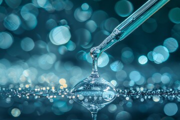 Molten gold swirls around an eye, capturing the fiery essence of creation and transformation in a captivating visual metaphor