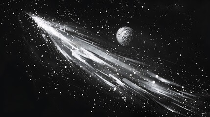 space, star, galaxy, stars, nebula, sky, night, astronomy, universe, planet, abstract, earth, cosmos, light, moon, blue, dark, black, comet, science, water, illustration, outer, glow, bright