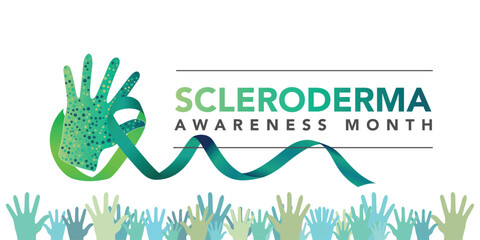 Scleroderma awareness month is observed every year in June, it is an uncommon condition that results in hard, thickened areas of skin and sometimes problems with internal organs and blood vessels.