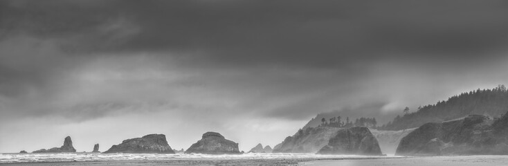 Cannon Beach On A Stormy Evening