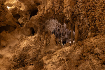Rock formations in Carlsbad Caverns National Park, New Mexico