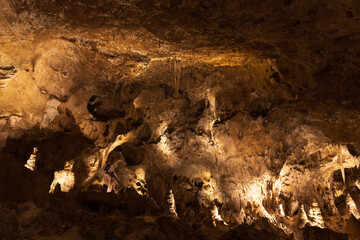 Rock formations in Carlsbad Caverns National Park, New Mexico
