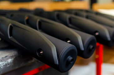 Mofles y exostos en linea de produccion