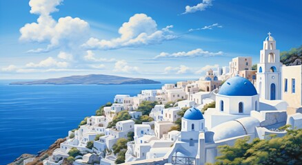 Boats and Beaches A Bird's-Eye View of Santorini's Coast