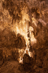 Fototapeta premium Rock formations in Carlsbad Caverns National Park, New Mexico