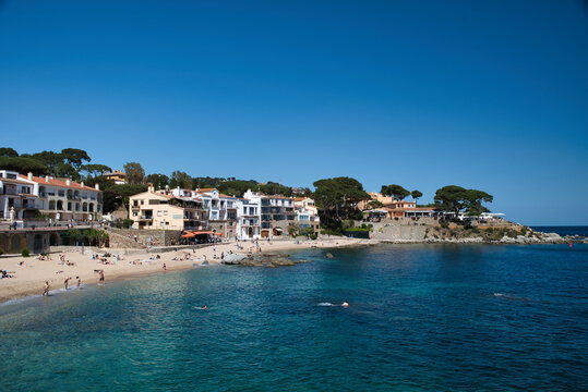 calella, palafrugell, mediterranean, shore, village, coastline, seascape, picturesque village, mediterranean culture, idyllic, calella de palafrugell, costa brava, panoramic, scenery, fishing village,