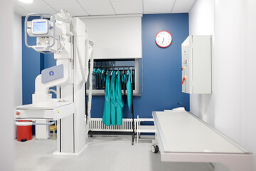 X ray office in modern medical clinic or hospital.