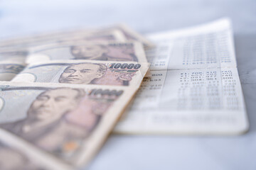 通帳とお金