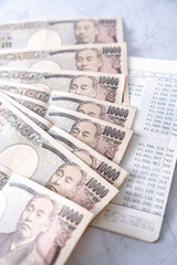 通帳とお金