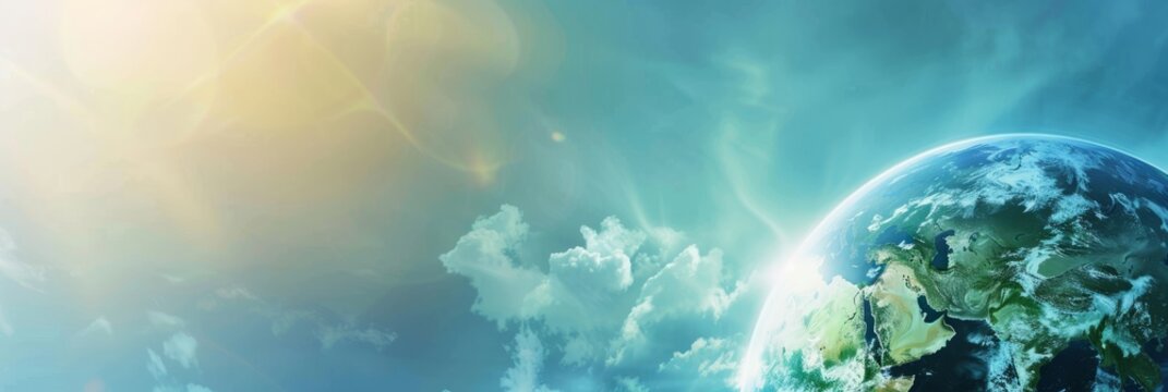 The concept of International Day for the Preservation of the Ozone Layer, copy space