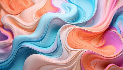 Obraz premium Psychedelic colorful fluid abstract splash paint