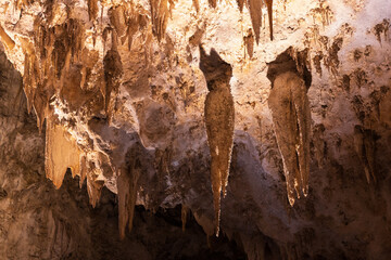 Rock formations in Carlsbad Caverns National Park, New Mexico
