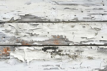Peeling Wood. Abstract Grunge White Background with Peeling Paint Details