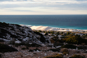 dunes and beach