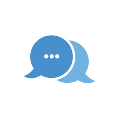 Flat message icon symbol vector Illustration.