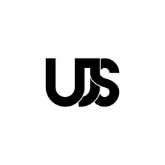 ujs initial letter monogram logo design