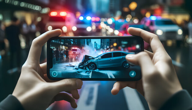 Capturing Car Accident Scene on Smartphone