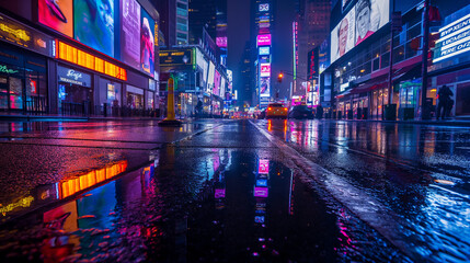Obraz premium night view of the city
