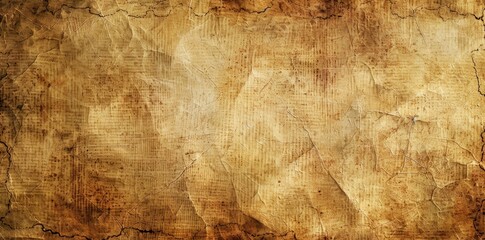 an old, grunge paper background with a pen, a ruler, and a pair of glasses on a wooden surface