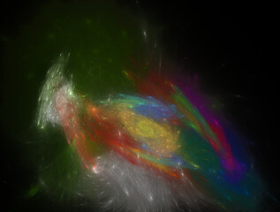 Imaginatory fractal abstract background Image