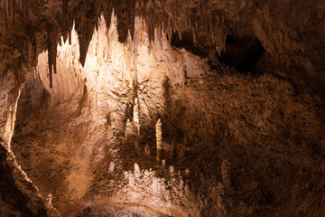 Rock formations in Carlsbad Caverns National Park, New Mexico
