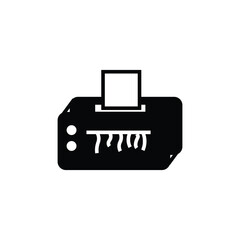 paper shredder vector type icon