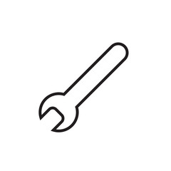Flat screwdriver icon symbol vector Illustration.