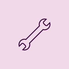 Screwdriver icon flat vector illustration.