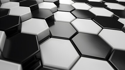Digital hexagon abstract background. 