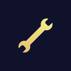 Flat screwdriver icon symbol vector Illustration.