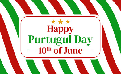 Obraz premium Celebrating Joy and Heritage with Vibrant Designs on Happy Portugal Day