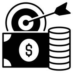 money target icon illustration