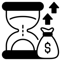 inflation icon illustration