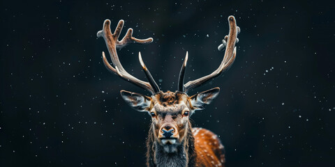 Enigmatic Reindeer Majestic Antlered Wonders
